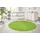 Nasty Teppich Rund Wohnzimmerteppich Flauschiger Kurzflor Unifarben für Esszimmer Kinderzimmer Flur Schlafzimmer Küche Uni Grün 133cm