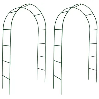 vidaXL Rosenbogen 39 x 140 x 240 cm Grün