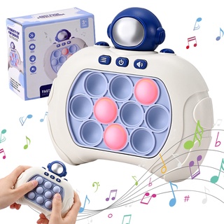 Towwoo Quick Push Spiel v2.0, Pop It Fidget Elektronisches Sensorspiel Silikon Spielzeug für Jungen Mädchen, Einzigartige Puzzle Pop Bubble Game Machine Geschenk für Kinder und Erwachsene (F)