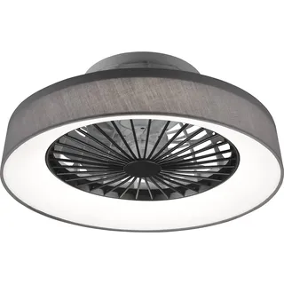 Trio Farsund 47 cm Deckenventilator grau mit Licht inkl. Fernbedienung