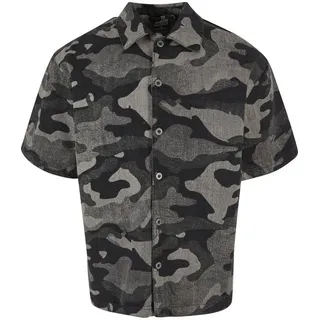 URBAN CLASSICS Kurzarmhemd Urban Classics Laser Camo Printed Boxy Shirt (1-tlg) XXL