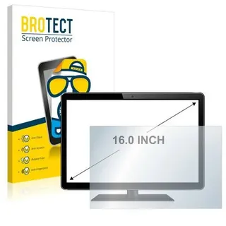BROTECT Entspiegelungs-Folie für All-In-One PCs mit 16 Zoll Displays [354 mm x 199 mm, 16:9]