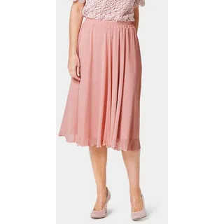 GOLDNER Schlupfrock Luftig schwingender Chiffonrock rosa 50