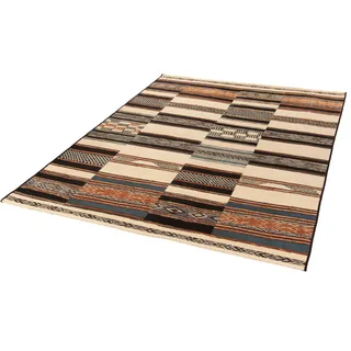 Teppich GINO FALCONE "Outdoor-Africa 41" Teppiche Gr. B/L: 120 cm x 180 cm, 5 mm, 1 St., beige Esszimmerteppiche Flachgewebe, In- und Outdoor geeignet, Wohnzimmer