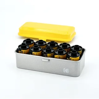 Kodak 120-135 Filmkoffer, gelb/silber