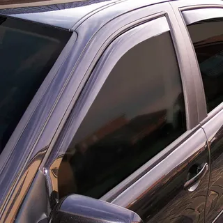ClimAir Windabweiser Schwarz passgenau | kompatibel mit Mercedes C-Klasse W206 Limousine/Kombi 2021-