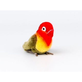 Kösen Kuscheltier KÖSEN Papagei bunt 15 cm Pfirsichköpfchen Kuscheltier Vogel