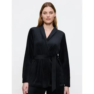 Triumph Sensual Velour Robe Top Schwarz L