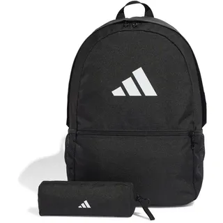 adidas Backpack With Pencil Case Schwarz/Weiß