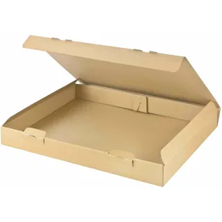 Versandkarton 430x310x45mm schnelle Aufrichtung mit Steckverschluss für Din A3 braun