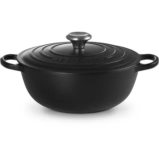 Le Creuset Bräter La Marmite Signature Ø 26cm - schwarz