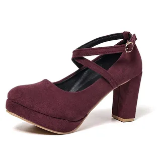 None Spangenpumps Kunstleder Beige 39