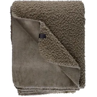 Tchibo - Schöner WOHNEN-Kollektion Wohndecke »Teddy« - taupe