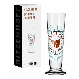 Ritzenhoff Schnapsglas Heldenfest 012, Kristallglas bunt