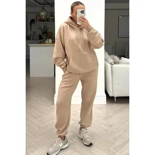 Worldclassca Jogginganzug Worldclassca Jogginganzug Oversize Loungewear Freizeit Trainingsanzug beige XXL