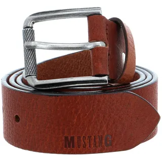 Mustang Herrengürtel Leder braun 80