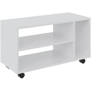 None BOXXX TV-Rollwagen 73,5x42x33,5 cm Weiß Melamin