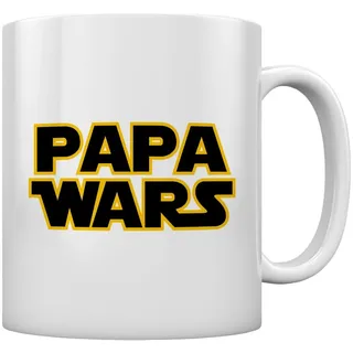 Shirtgeil - Geschenke für den Papa - der War's! Kaffeetasse Tee Tasse Becher 11 Oz. Weiß