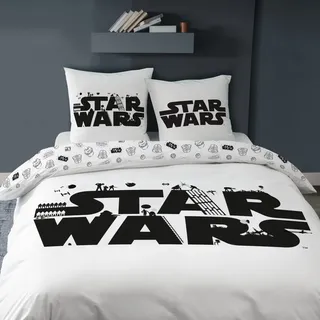 CTI Star Wars Home Troup Bettwäsche, bedruckt, 100 % Baumwolle, 140 x 200 cm