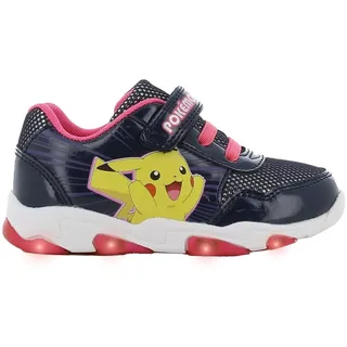 Leomil Pokémon Turnschuhe Mädchen mit LED, Schuhe Kinder | Kinderschuhe Mädchen, Blinkschuhe Kinder, Ideal for Schule und Freizeit, Pokémon 30 Years, Geschenk - 28 EU