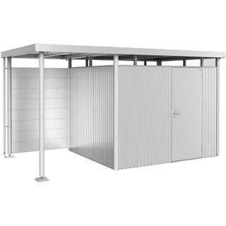 Biohort Seitendach für Gerätehaus HighLine H3 150 x 235 x 222 cm Silber