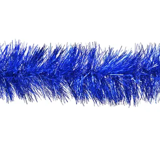 Creativery Weihnachtsgirlande 10cm x 3m - Lametta Girlande für Weihnachtsbaum - Butterfly Weihnachtsgirlande Lametta 10cm x 3 Meter Lamettagirlande Baumgirlande Christbaumdeko Farbauswahl: blau