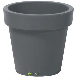 botle Blumentopf Übertopf Blumenkübel 16 cm x 14,4 cm Grauer Stein Pflanzkübel Pflanztopf Kunststoff