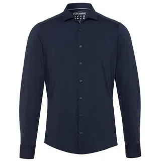 Hatico Langarmhemd blau 43