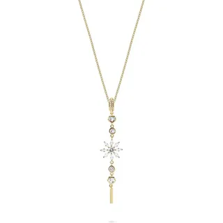 JETTE Silberkette JETTE Damen-Kette 925er Silber, recycelt Zirkonia, DAISIES GARDEN gelb|goldfarben
