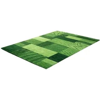 Teppich HEINE HOME Gr. 8, grün, B:190cm H:14mm L:290cm, Schurwolle, Wolle, Teppiche, Teppich