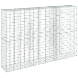vidaXL Gabione mit Deckel 300 x 50 x 200 cm