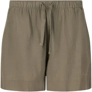 nou Natasha Leinenshorts Damen 3211 - smokey olive 38
