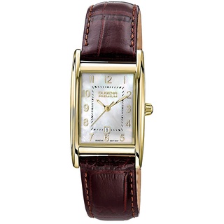 Dugena 7000121-1 Damen-Armbanduhr Quadra Artdeco Goldfarben