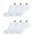 UNISEX INVISIBLE PLAIN SOCKS Schwarz/Grau/Weiß