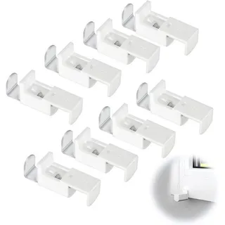 Plisseer-Sicherheits-Fixier-Kit - Ersatzteile-Set für gesteppte Rahmen - Komfort-Accessoires-Paket - Weiß