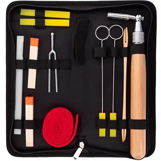 Pluuttiem Professionelles Klavierstimmset, Klavierstimmer und Dämpfer-Set, 12-teiliges Klavierstimm-Set