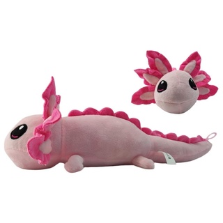 soma Kuscheltier Axolotl Kuscheltier Echse Molch Figur Plüsch XL 32cm Püsch rosa pink (1-St), Axolotl Plüschtier Molch Kuscheltier Figur Plüschtier Wassertier rosa