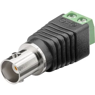 goobay Terminal Block 2-pin BNC-Buchse Schraubbefestigung