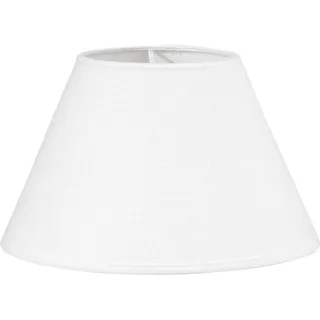 PR Home Empire Franza Lampenschirm Weiß 42x23cm für E27 Fassung einer Stehlampe