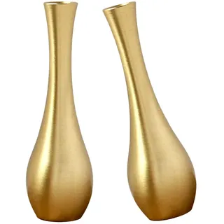 GANAZONO Minimalistische Vase Blumentopf Blumenvase Kupfer Klein 2 Stücke Kupfer Vase Tischvase Blumenvase Kunstvase Angebotsvase Metall Blumenbehälter für Geburtstag Tischdeko Blumenkübel