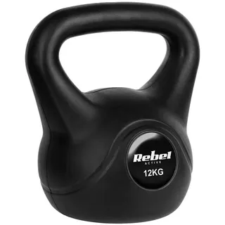 REBEL Kettlebell 12 kg schwarz