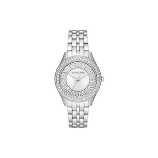 Michael Kors Uhr - Harlowe Three-Hand Stainless Steel Watch - Gr. unisize - in Silber - für Damen
