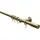 Gardinenstangen-Set Zylinder Ø 20 mm Messing Antik 160 cm