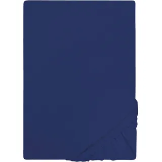 Castell Spannbettlaken Jersey 140 x 200 - 160 x 200 cm royalblau