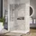 Walk-In Nano Echtglas EX101 Klarglas 10 mm Wandprofil Chrom 110cm