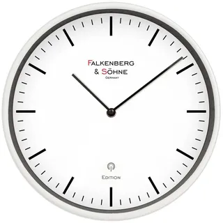 falkenberg&söhne Miraval Funkwanduhr 30 cm 5520 weiß