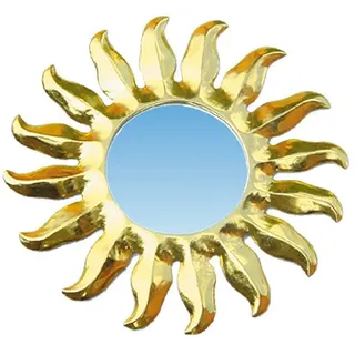 Spiegel "Sonne" gold 20cm