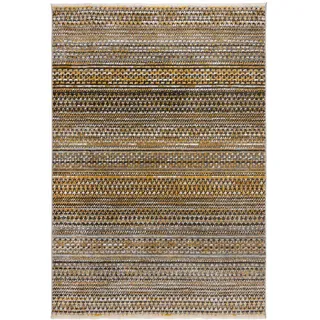 KADIMA DESIGN Perran Kurzflorteppich 80 x 140 cm Gelb