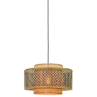 Good & Mojo Bhutan 1-flg. Ø 50 cm beige Holz