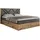 Boxspringbett 160 200 H3 Dunkelgrau